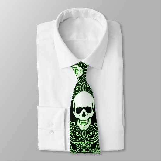 Wraitheの紳士のエメラルドの収穫者のゴシック様式絹製ネクタイ ネクタイ (タイ)