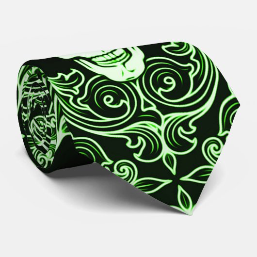 Wraitheの紳士のエメラルドの収穫者のゴシック様式絹製ネクタイ ネクタイ (ロール)