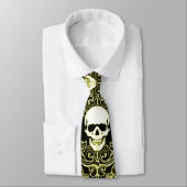 Wraitheの紳士の金ゴールドの収穫者のゴシック様式絹製ネクタイ ネクタイ (タイ)