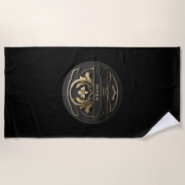 Wrami Logo, Designed by Kay Uwe Rott ビーチタオル