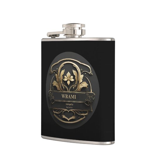 Wrami Logo, Designed by Kay Uwe Rott フラスク (左)