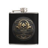 Wrami Logo, Designed by Kay Uwe Rott フラスク (正面)