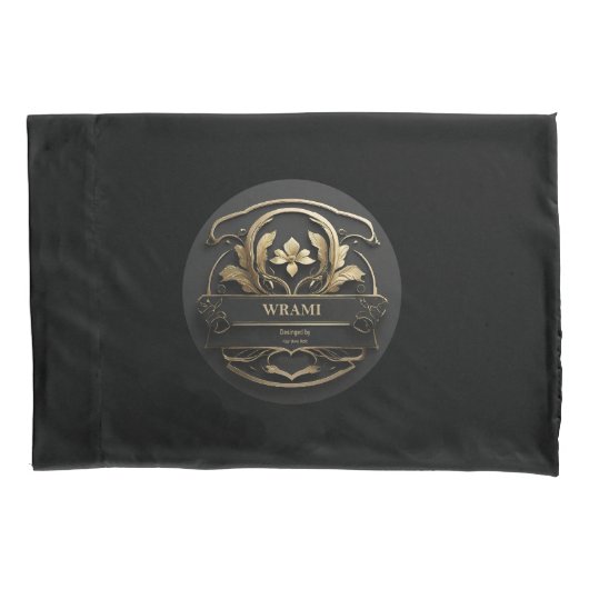 Wrami Logo, Designed by Kay Uwe Rott 枕カバー (正面)