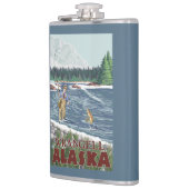 Wrangell、アラスカ-はえの漁師 フラスク (左)