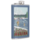 Wrangell、アラスカ-はえの漁師 フラスク (右)