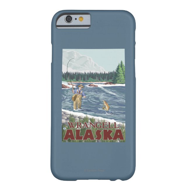 Wrangell、アラスカ-はえの漁師 Case-Mate iPhoneケース (裏面)