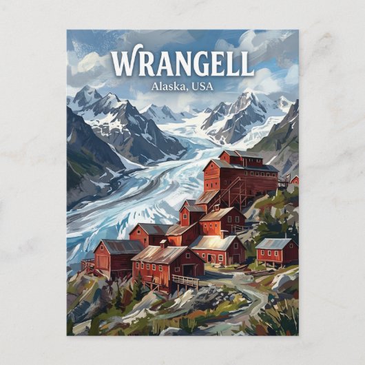 Wrangell-St. Elias USA ポストカード (正面)