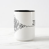 Wrap-Around Chaos to Zen ツートーンマグカップ (中央)