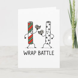 Wrap Battle - Funny Christmas Card シーズンカード