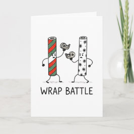 Wrap Battle - Funny Christmas Card シーズンカード