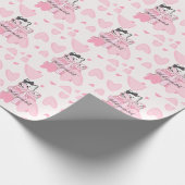 Wrap in Style – Cat & Book Themed Gift Paper ラッピングペーパー (角)