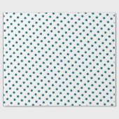 Wrap Your Gift in Deep Teal Elegance ラッピングペーパー (フラット)