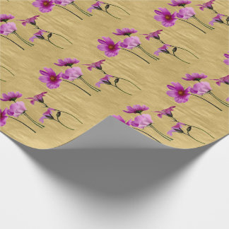 Wraping Paper Flowers ラッピングペーパー
