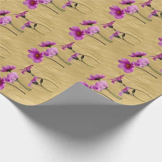 Wraping Paper Flowers ラッピングペーパー (角)