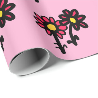 Wraping Paper Flowers ラッピングペーパー
