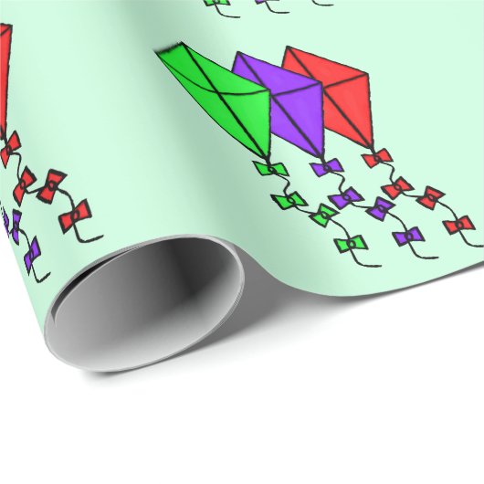 Wraping Paper Kites ラッピングペーパー (ロールコーナー)