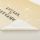 Wrapped in His Light Let Go Let God シェルパブランケット (3/4)