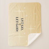 Wrapped in His Light Let Go Let God シェルパブランケット (正面)