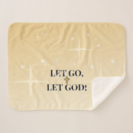 Wrapped in His Light Let Go Let God シェルパブランケット