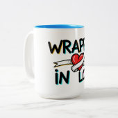 Wrapped in Love ツートーンマグカップ (正面左)