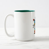Wrapped in Love Christmas ツートーンマグカップ (左)