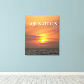 Wrapped in Morning Light キャンバスプリント (インサイチュ (ウッドフロア))