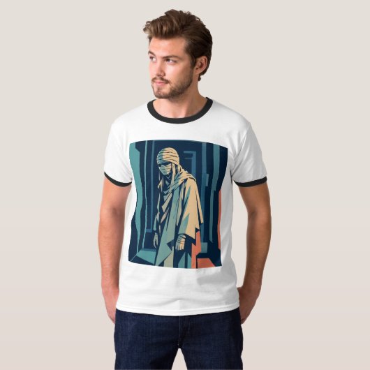 Wrapped Wanderer Tシャツ (正面フル)