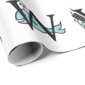 WRAPPING紙:アルファベット表 ラッピングペーパー (ロールコーナー)