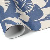 WRAPPING紙:白+青の鳩：1928 ラッピングペーパー (ロールコーナー)