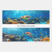 Wrapping Decoupage 3 Coastal Sea Turtles Paper  ラッピングペーパーシート (正面3)