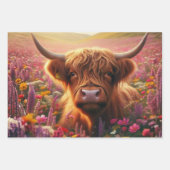 Wrapping for Decoupage 3 Whimsical Highlands ラッピングペーパーシート (正面2)