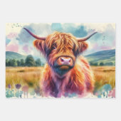 Wrapping for Decoupage 3 Whimsical Highlands ラッピングペーパーシート (正面)