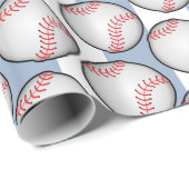 Wrapping Paper Blue Birthday Basbeball ラッピングペーパー (ロールコーナー)