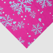 Wrapping Paper, Bright Fuchsia Snowflakes 薄葉紙 (詳細)