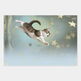 Wrapping Paper Celestial Kitten ラッピングペーパーシート