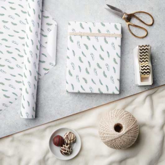 Wrapping Paper - Christmas Pattern ラッピングペーパー (クラフト)