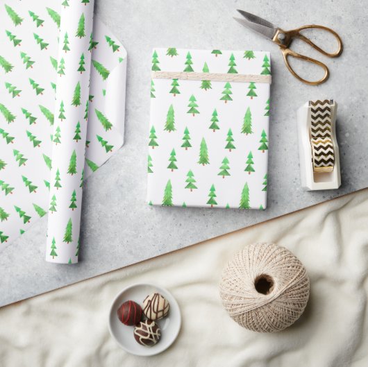 Wrapping Paper - Christmas Pattern ラッピングペーパー (クラフト)