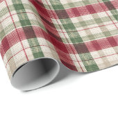 Wrapping Paper Christmas Plaid ラッピングペーパー (ロールコーナー)