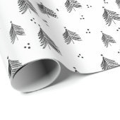 Wrapping Paper - Christmas Trees Pattern ラッピングペーパー (ロールコーナー)