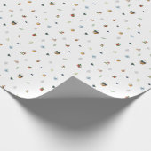 Wrapping Paper - Cute Kids Forest Picnic Pattern ラッピングペーパー (角)