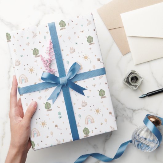 Wrapping Paper - Cute Little Animals ラッピングペーパー (ギフト)
