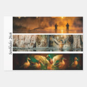 Wrapping Paper Decoupage Handsaw Country Setting  ラッピングペーパーシート (正面)