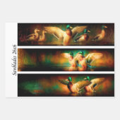 Wrapping Paper Decoupage  Mallard Fishing Hunting  ラッピングペーパーシート (正面)