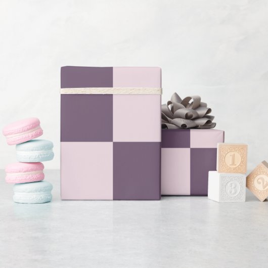wrapping paper deep mauve softpink blush ラッピングペーパー (ベビーシャワー)