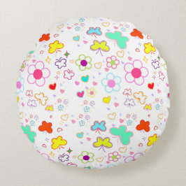 Wrapping paper design for gift ラウンドクッション