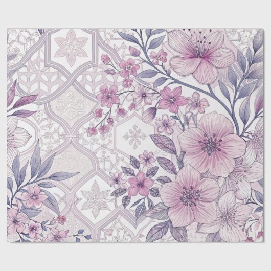 Wrapping Paper-Eid Mubarak Wrapping Paper ラッピングペーパー (フラット)