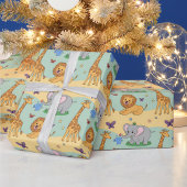 Wrapping paper featuring a playful pattern ラッピングペーパー