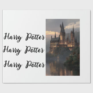Wrapping Paper Flat Sheet Harry Potter ラッピングペーパー