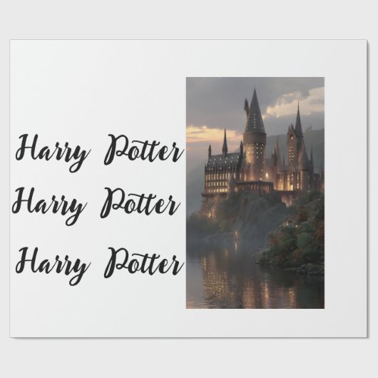 Wrapping Paper Flat Sheet Harry Potter ラッピングペーパー (フラット)
