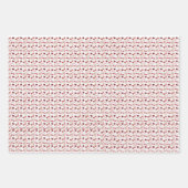 Wrapping Paper Flat Sheet - Red Theme ラッピングペーパーシート (正面)